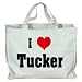 I Love/Heart Tucker Totebag (Cotton Tote / Bag)