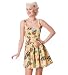 Hell Bunny Becky Sand Mini Dress