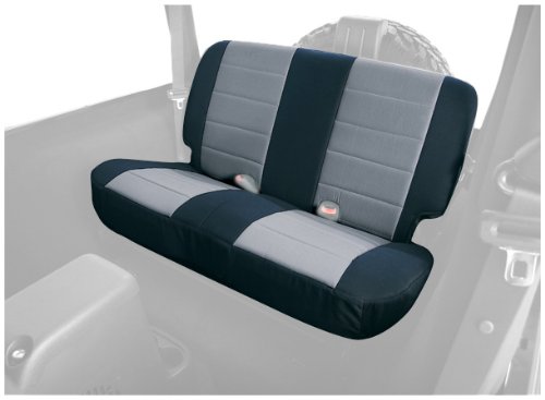 Rugged Ridge 13262.09 Black/Grey Custom Neoprene Rear Seat Cover On Sale