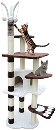 New Kitty Cat Scratcher 68" Height Cat Tree Post Condo Tower Toy Pet Furniture