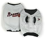Atlanta Braves Authentic MLB Dog Jersey Shirt Size Large