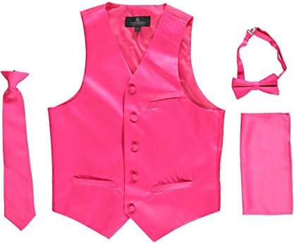 Vittorino Big Boys' 4-Piece Vest & Accessories Set