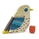 Strawberry Thief Wooden Bird by Matt Sewell||EVAEX