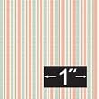 Grosgrain Peach Dollhouse Miniature Wallpaper.