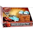 Disney / Pixar CARS TOON 1:55 Die Cast Car Rescue Squad 4-Pack #1 (Dr. Mater, Burnt McQueen, Nurses Mia and Tia)