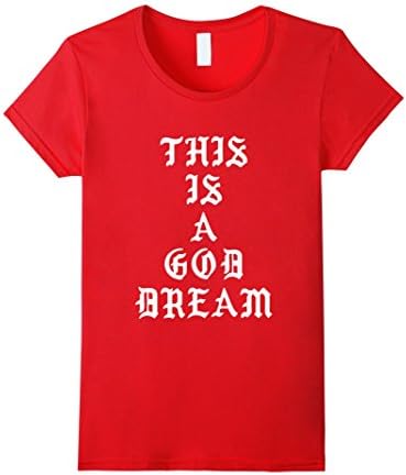 Women's This Is A God Dream T-shirt To Match Retro Air Jordans 11 12 Large Red