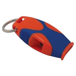 Fox 40 Sharx Whistle with Lanyard, Red/Blue