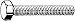 35mm Stainless Steel Hex Head Cap Screw, A2, M20-2.50 Dia/Thread Size, 1 EA
