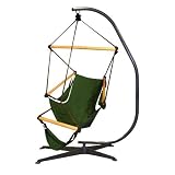 Hammaka Hammocks Wood Dowels Cradle Chair And Suelo Stand - Green