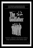 Godfather (Family, B&W) Black Wood-Mounted Movie Poster Print - 24 X 36