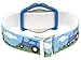 Timex Kids' T7B611 Time Teacher Blue Tractors Stretch Band Watch