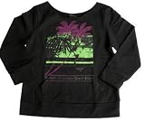 THE BLOOD BROTHERS - Beachvibe - Black Women's / Girls Boatneck Sweatshirt