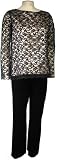 Lace Tunic w/ Velvet Pants - Maternity Pant-Suit