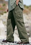 Boulder Creek Big & Tall Side Elastic Cargo Pants