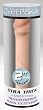 TLC CyberSkin Xtra Thick Vibrating Transformer Penis Extension, 2", Natural