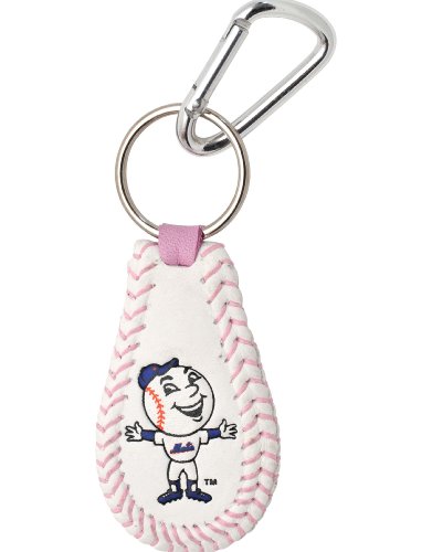 MLB New York Mets Mr. Met Mascot Pink Baseball Keychain