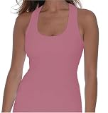 : Beyond Yoga Supplex Racer Back Camisole (Rose, X-Small)