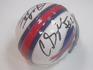 CJ Spiller & Fred Jackson Buffalo Bills Signed Autographed Mini Helmet Authentic Certified Coa