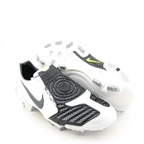 Nike Total90 Strike II FG - White/Dark Obsidian/Metallic Silver Firm Ground Soccer Shoes