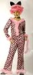 Child Pink Sassy Pretty Kit Cat Costume (collar, wig and shoes not included)