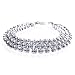 Sterling Silver Three Row Bracelet 7