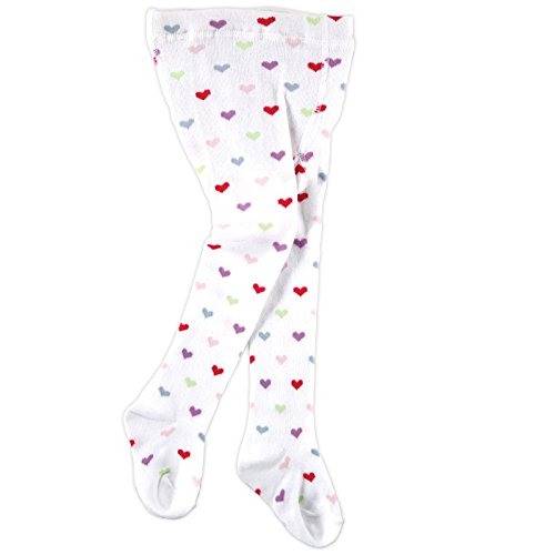 Heart Print Cotton Tights