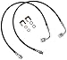 Currie Enterprises CE-9807RBLK JK Rear Braided Brake Line Kit (From Ce-9807 Lift Kits For Use with Rear ANTIROCK Only)