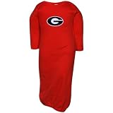 NCAA Georgia Bulldogs Infant Red Layette Gown