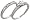 14k White Gold 2-Piece Wedding Ring Set, w/ 0.35 Carat Baguette & Brilliant Cut Diamonds, 1/4