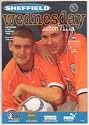 Sheffield Wednesday v Aston Villa Official Match Day Programme (Saturday, 17th August 1996)
