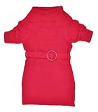 Chillipop “Rasberry Pink Belted” Girls Turtleneck Sweater Dress