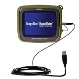 Classic Straight USB Cable for the Magellan Crossover GPS 2500T with Power Hot Sync and Charge capabilities - Gomadic Brand w/ TipExchange Technology