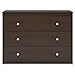 Elements Resort Cherry 3 Drawer Dresser by Cosco