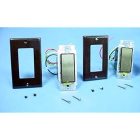 PAIR Leviton Brown 3-Way TOUCH Dimmers 600W 6607 by