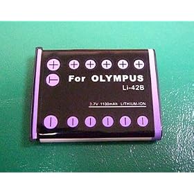LI-40B / LI-42B Equivalent Lithium Ion Battery for OLYMPUS Digital Camera - Stylus 700 710 720SW IR-300 D-630