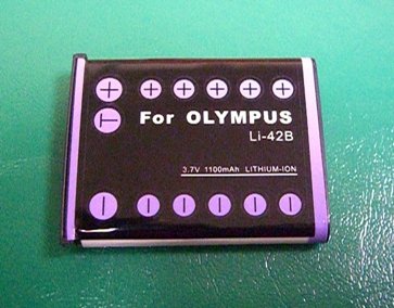 LI-40B / LI-42B Equivalent Lithium Ion Battery for OLYMPUS Digital Camera - Stylus 700 710 720SW IR-300 D-630