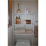 ATHome Contemporary Bath Space Savers, White