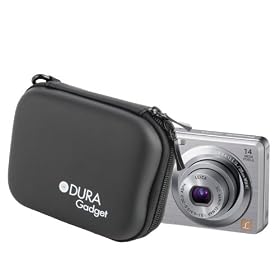 DURAGADGET High Quality Black Camera Case For Panasonic LUMIX DMC-TZ20, TZ30, TZ18, TZ10, TZ8 & FS16