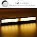Levin 10 LED Wireless Portable Motion-Activated Sensor Light Bar Stick-On Anyplace with Magnetic Strip Rechargeable Black
