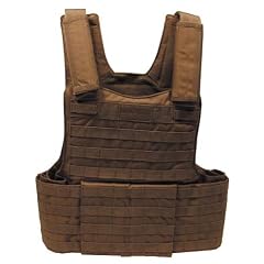 Weste, "Molle II", mit Futter, Coyote Tan, Modular System