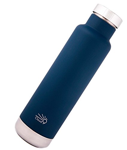 Cloud9 15-oz/450-ml double-wall thermal stainless steel bottle wi…