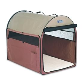 Petmate Portable Pet Home Extra Large, Khaki/Brown