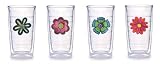 Tervis Tumbler The Buds 16-Ounce Double Wall Insulated Tumbler, Set of 4