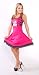 Lucky 13 Pretty In Pink Dress Tiki Skull Tiki Party Dress Small - XXL