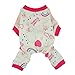 Fitwarm Soft Cotton Sweet Dream Sheep Pet Clothes Dog Pajamas Clothes Shirts, Pink, Small
