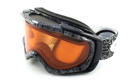 Oakley Ambush Silver Ghost Text w/Persimmon Ski Goggles (01-793)
