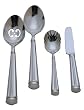 Waterford Grafton Street 18/10 Stainless Steel 4-Piece Flatware Hostess Set