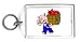 Keychain with vegetables, pig, produce, carrying, fruit