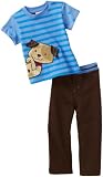 Little Rebels Baby-Boys Newborn Dog Shirt And Pant Set