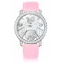 Chopard Happy Diamond Womens Blue Strap White Dial 18K White Gold Diamond Bezel Watch 20/7450-20W